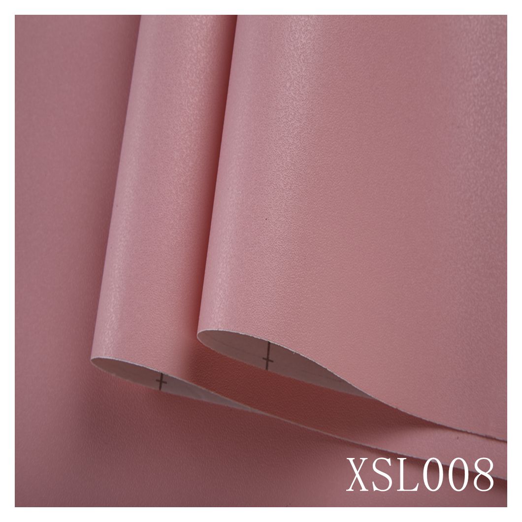 60cm*10m Roll Size PVC Plain Color Pink Wallpaper Luxury Choice for Home Decoration Textile Wallpapers