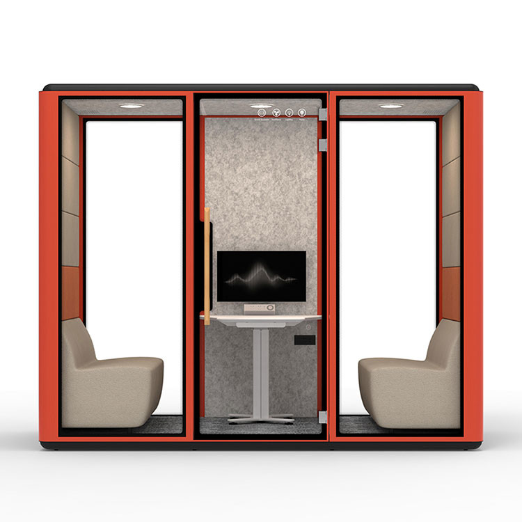81.6 Inch Soundproof Office Pod Booth Public Automatic Anti Corrosion