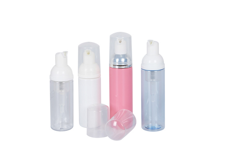 Pet Cosmetic Packaging 50ml Pump Foam Bottle Travel Size