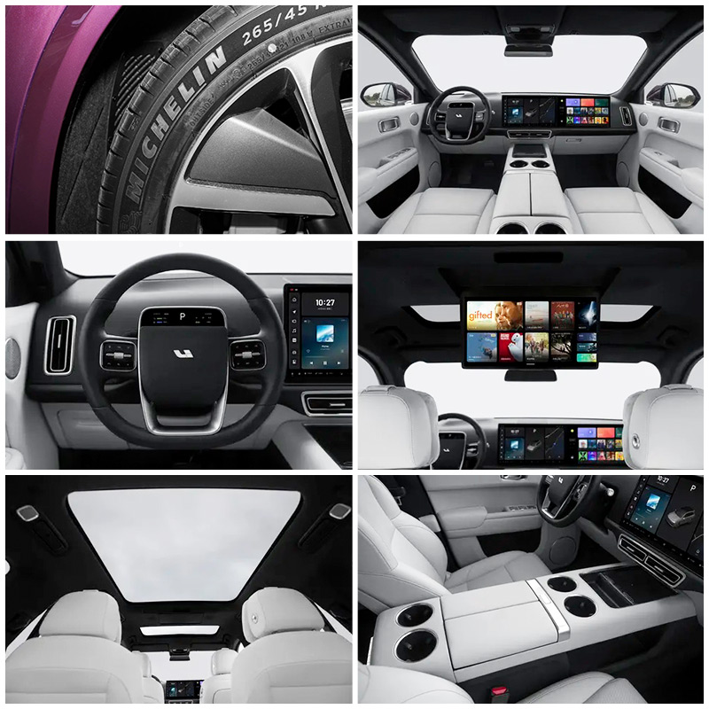 1315km Cruising Range 2023 Lixiang L9 Luxury Max Edition SUV Hybrid Engine Electric Cars and 5218x1998x1800mm Dimensions