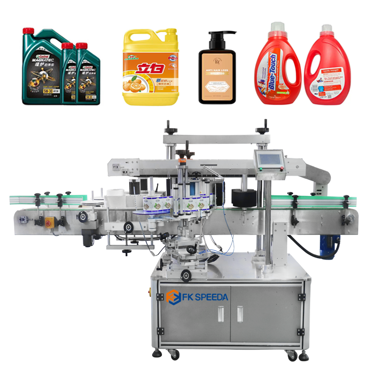 FK911 speed Two Sides Double Heads Label Printing Machine for Flat/Round/Square Bottles
