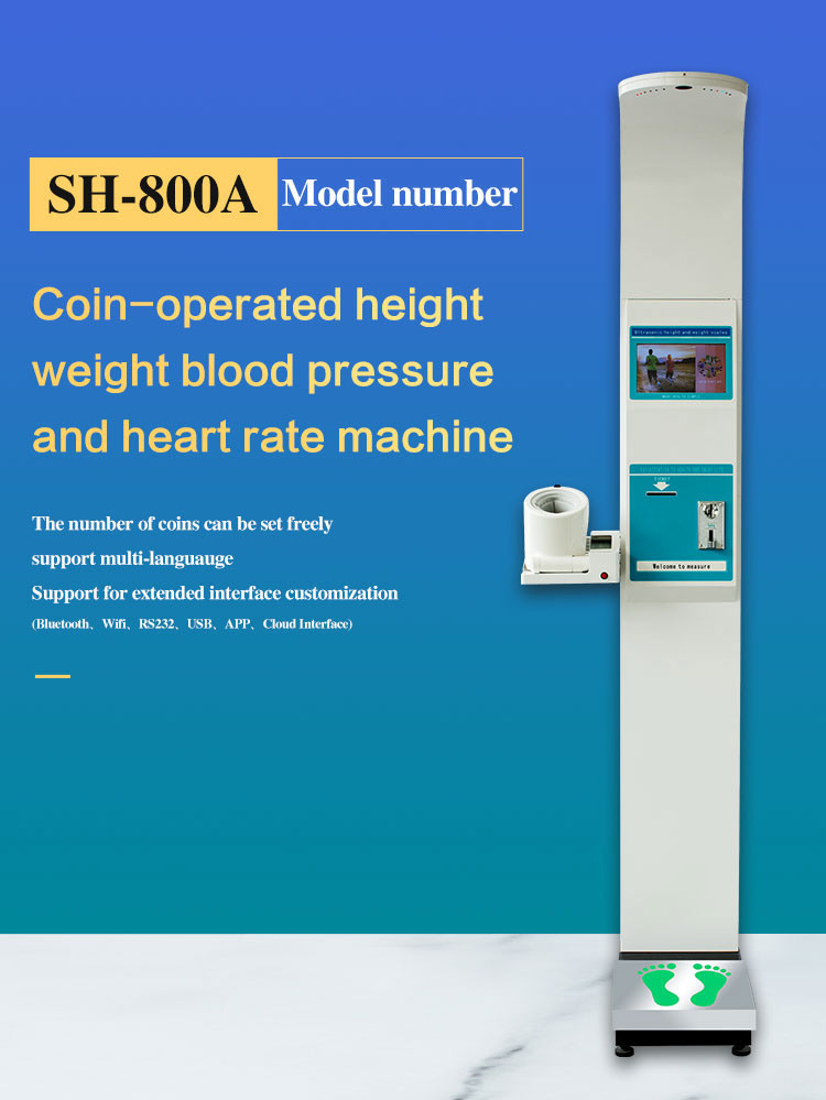 Health Checkup Height And Weight Machine Blood Pressure Measuring Scales