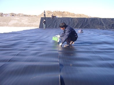 Black HDPE Geomembrane for Landfill Underground Waterproofing in 0.12-4.0mm Thickness