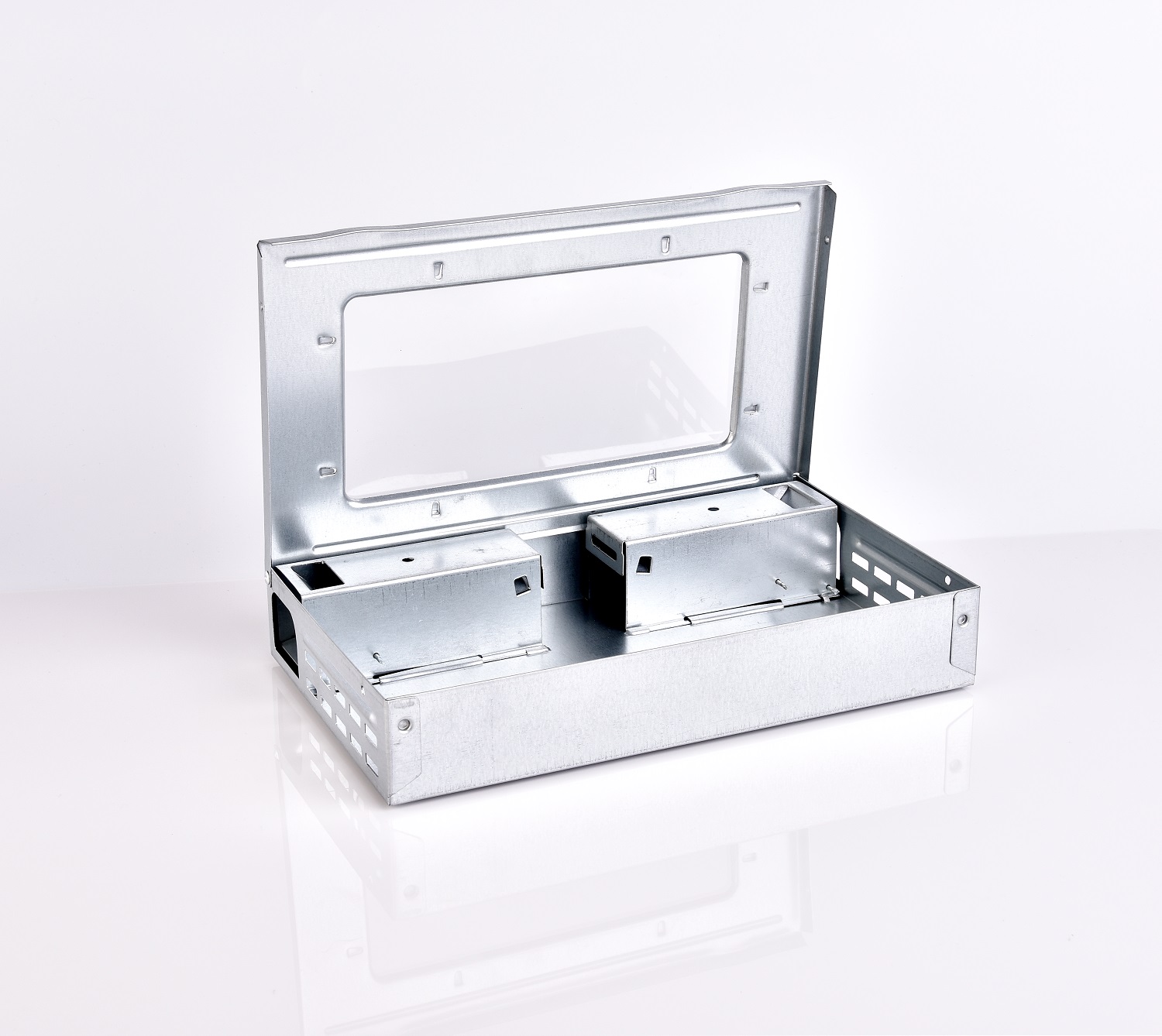 Reusable Strong Metal Box Bait Station For Humane Rodent Control