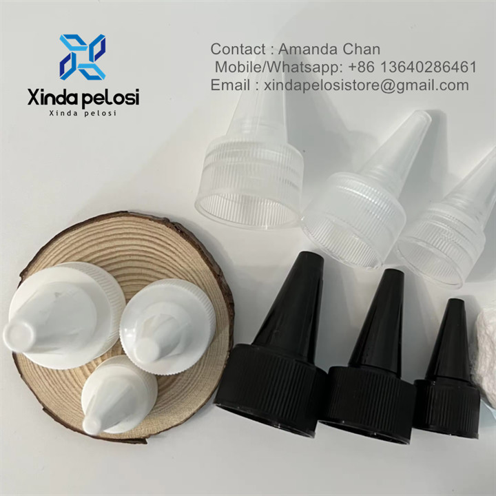 Plastic Nozzle Twist Caps With Dropper Honey Bottle Twist Top Cap