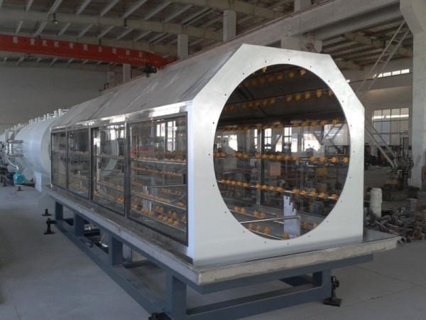 Professional Hdpe Pipe Extrusion Line , Medium Size Plastic Pipe Extrusion Machine