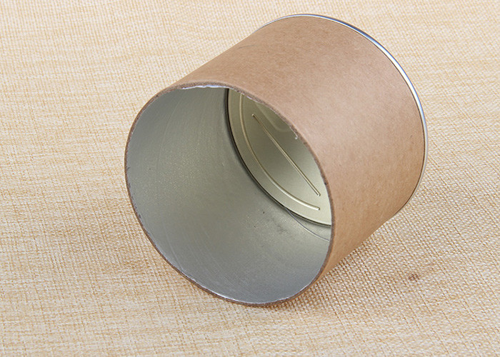 Kraft Paper Easy Open Paper Composite Cans OEM LOGO Paper Tube Packaging
