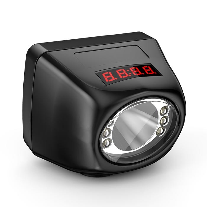 Waterproof Digital 3.2 Volt LED Miners Cap Lamp AC 220V 5200mAh With PC Plastic
