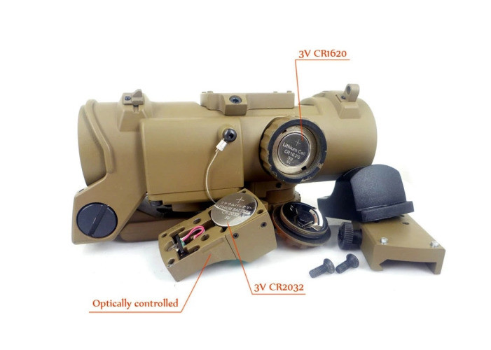 Hunting Riflescope Bore Sighting Device 4x32 With Light Optic Lamp Telescopic Sight