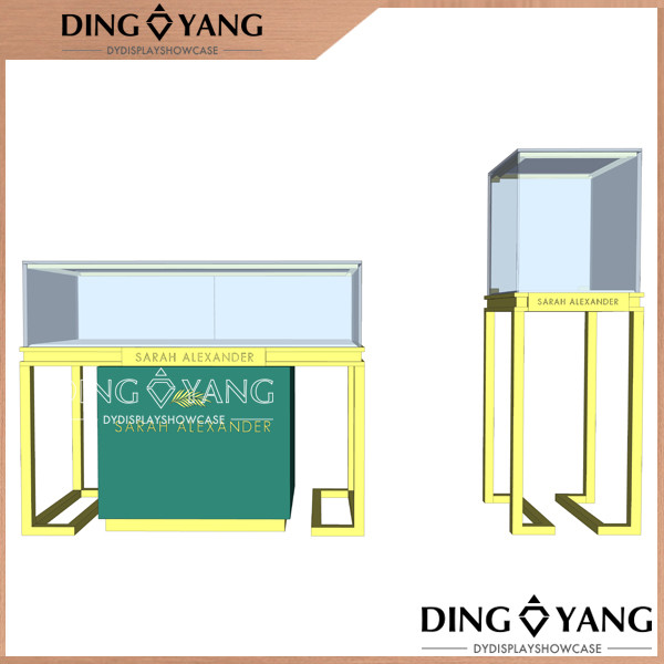 Lockable 1200X550X950M Jewelry Showcase Display
