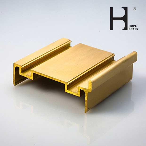 Aging Resistant 62% Cu Brass Door Frame With Smooth Surface