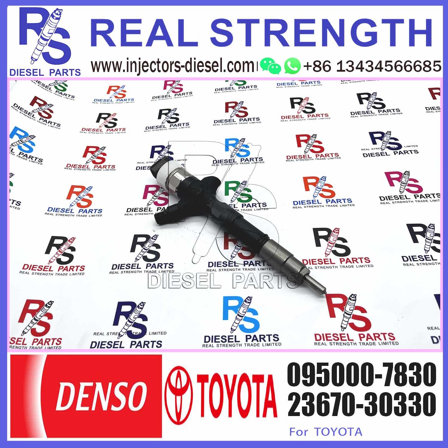 23670-30330 For Factory Engine Parts High Quality Diesel Common Rail Fuel Injector 095000-7830