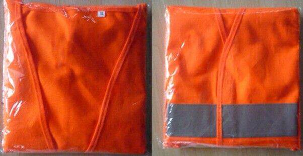 Customized High Visiable Reflective Outdoor Work Warning Safety Vest with Pockets Green