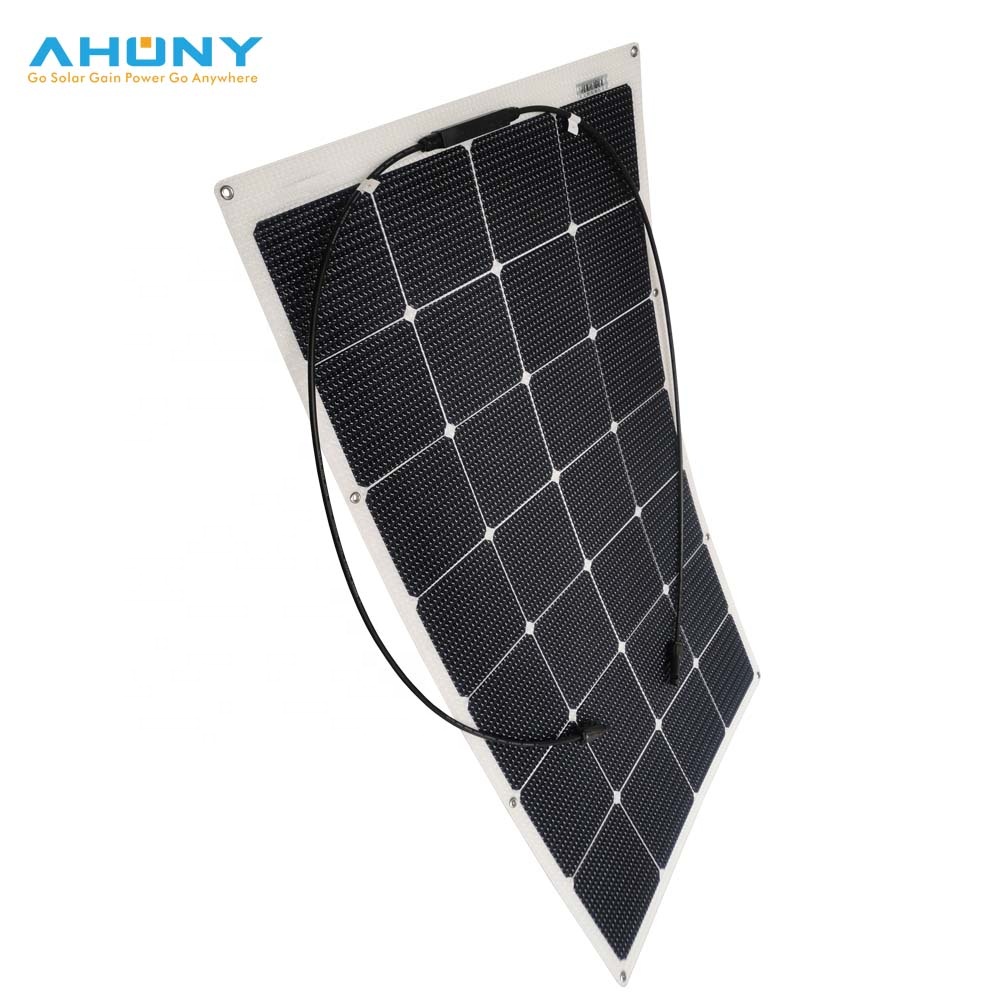 Sunpower 100W maritime Flexible Solar Panel kit cell roll panneaux solaires a camper van conversion company 200w 300w