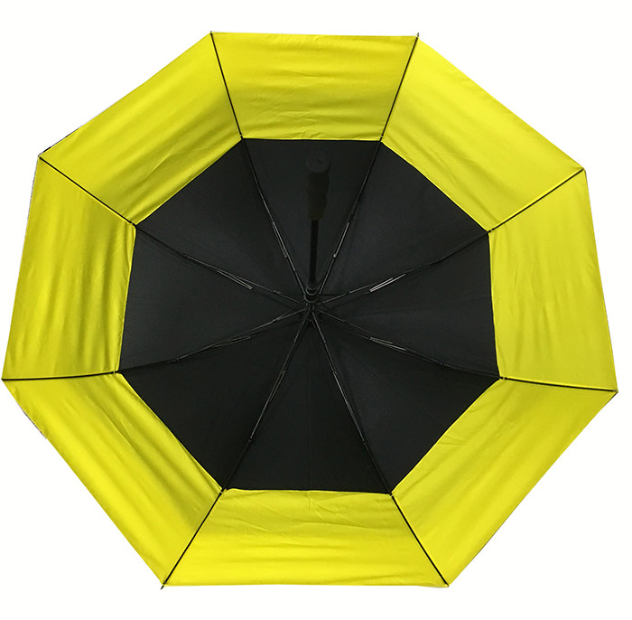 30 Inches 190T Pongee Automatic Open Double Canopy Golf Umbrella