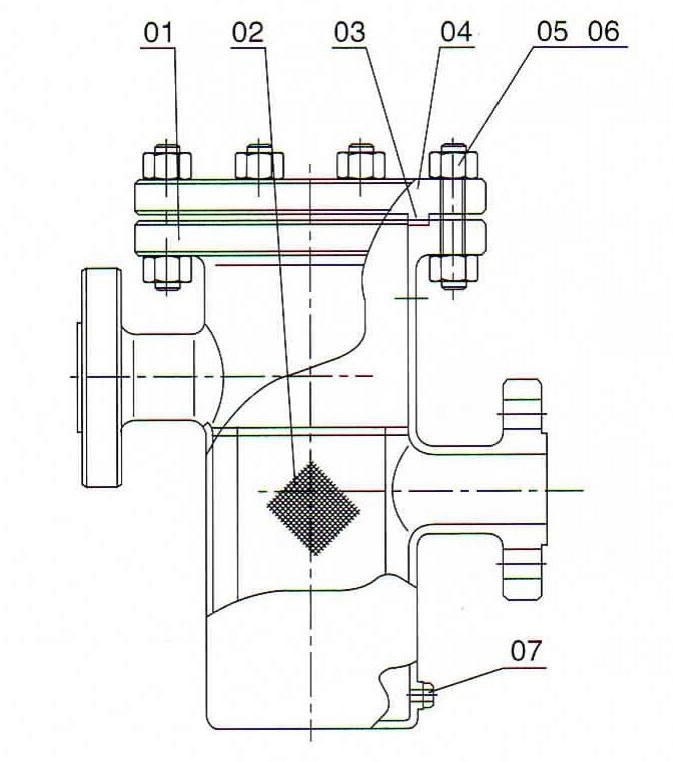 Fabricated Simplex Basket Strainer Offset ANSI 150LB / 300LB Inlet / Outlet Design