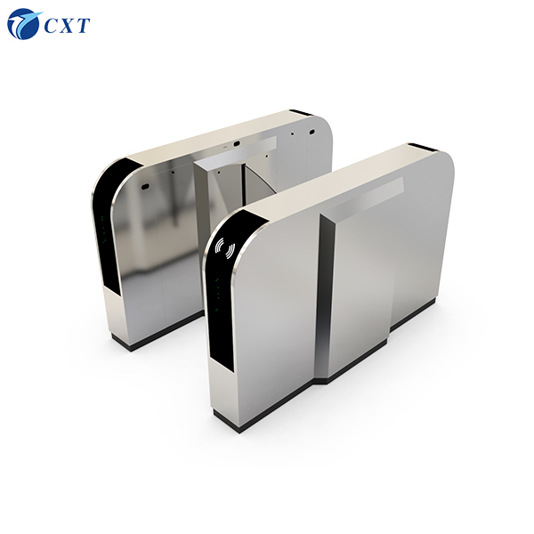 DC24V Control Voltage Flap Barrier Gate with More Than 5 Million Normal Running Life and ≤95% Relative Humidity