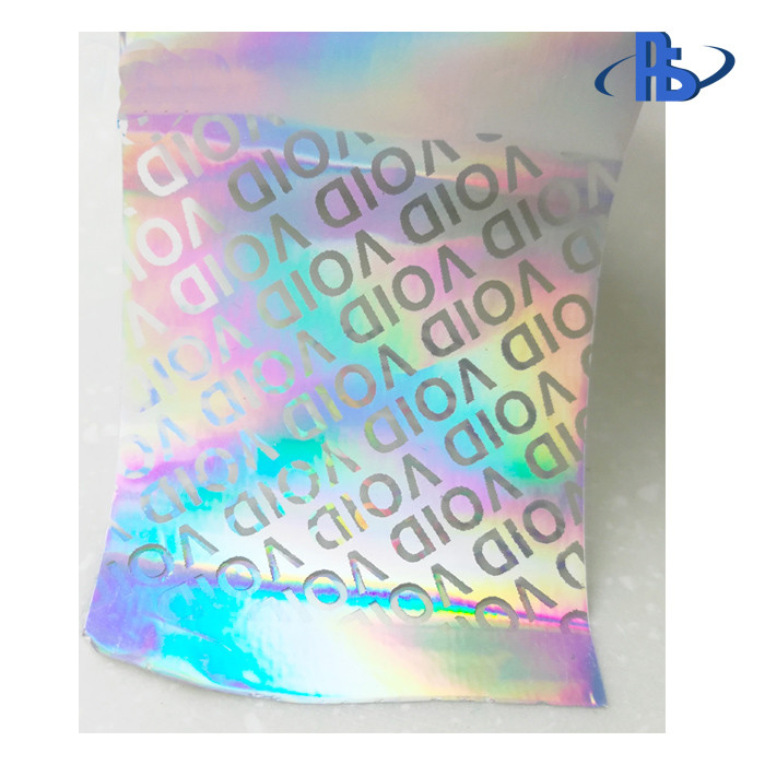 Printable Holographic Safety Seal Tape With Excellent Corrosion Resistance