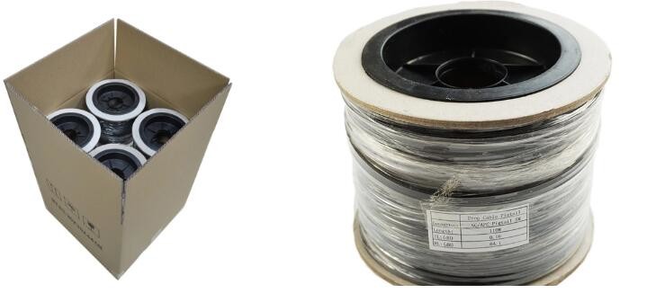Black SX SC APC 110M FTTH LSZH Fiber Optic Pigtail