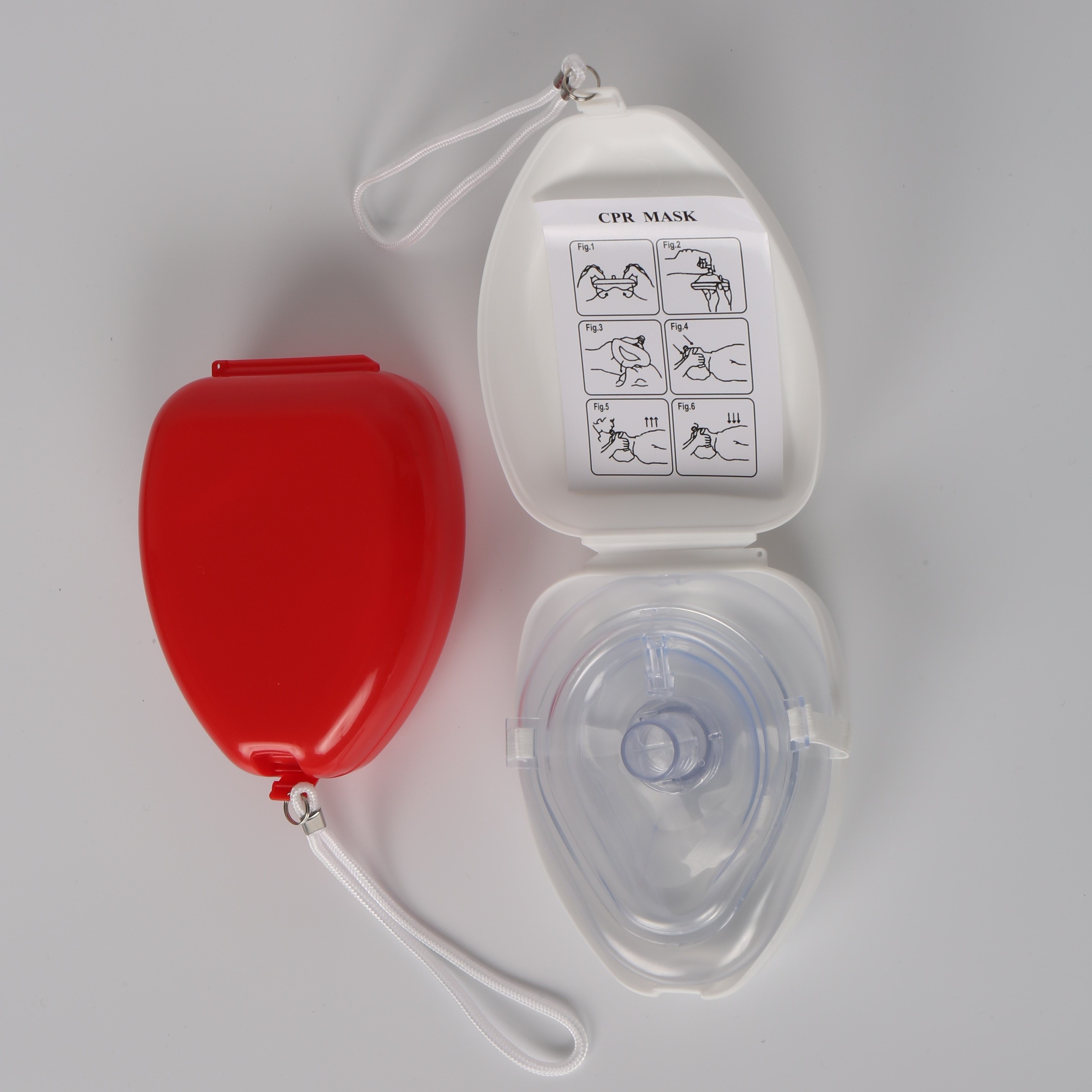 Athletic Medical Training Supplies Cardiopulmonary Rescue CPR Breathing Mask Face Shield