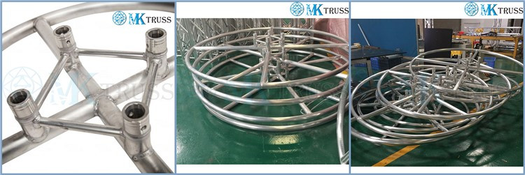 Customizable Black Aluminum Base Plate AL45S/ AL60S/ AL80S/ AL90S for DJ Truss Tower