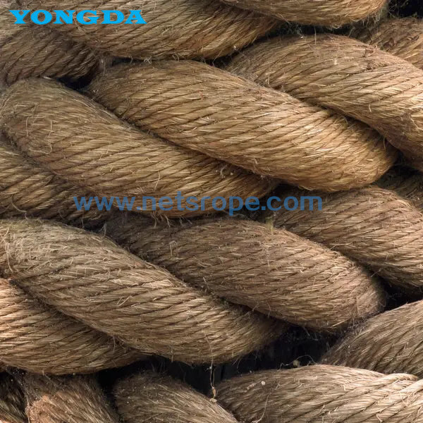 ISO1181-2004[E] 3 strand manila rope