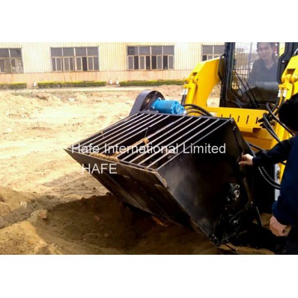 Concrete Mixer Bucket Type For Skid Steer Loader With 0.5CBM Bucket Capacity