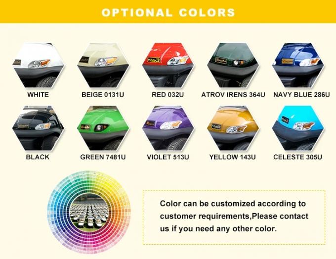 New Design 2 Seaters Electric Hunting Golf Car Color Optional  with Lithium Battery 5