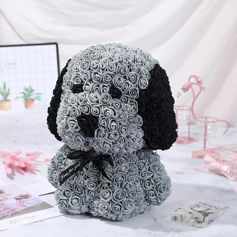 New Arrival Artificial Flower Roses PE/Foam Rose Dog For Gift