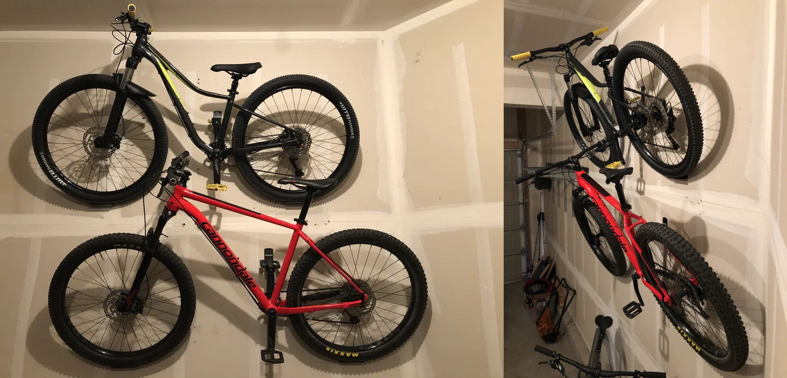 Secure Bike Pedal Suspension Rack for E-Bikes and MTB Road Bikes Black Steel Material