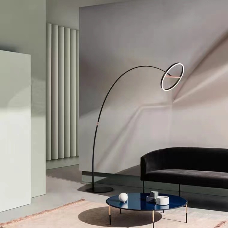 Elegant Home Decor Contemporary Gold Luxury Long Led Simple Table Lamp For Bedroom