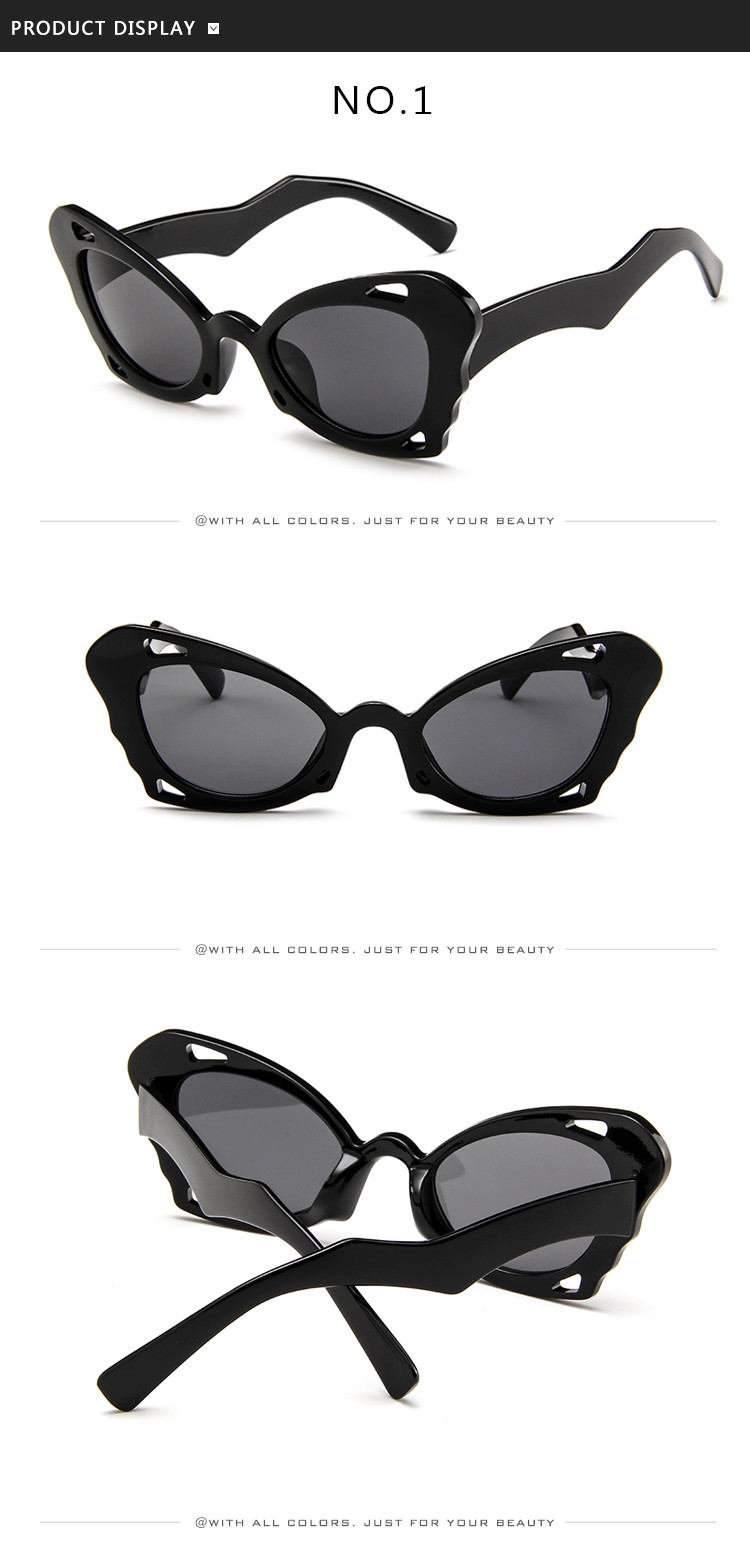 Cute Sexy Ladies Butterfly Shaped Sunglasses Female Promotion Sunglasses