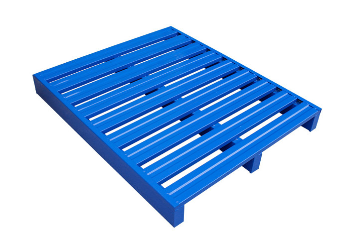 Light Perforated PP Blue Plastic Pallet 1200 X 1200 With Legs