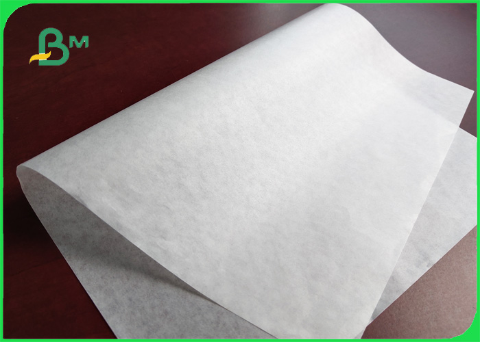 Food Grade 28gsm 30gsm MG Kraft White Paper Eco - Friendly For Bags For Fast Food