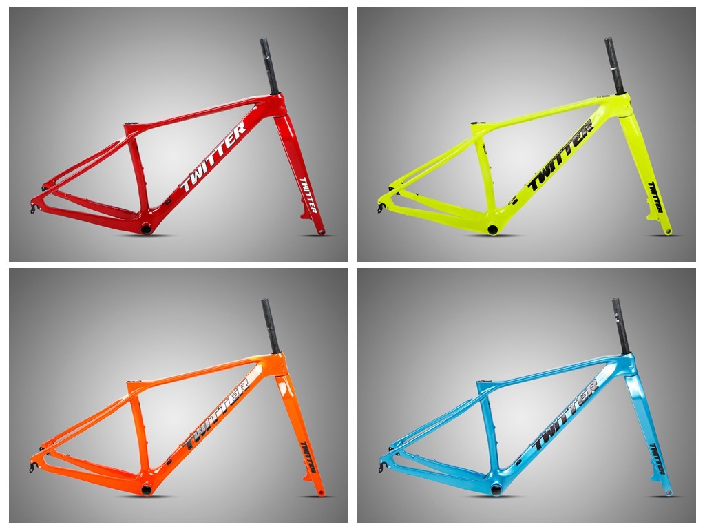 QR 135mm Carbon Fiber Bicycle Frame M6 29" Wheel For MTB