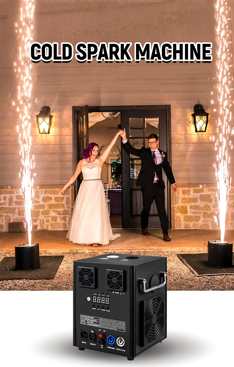 Entertainment Cold Spark Machine Rental Stage Effects Cold Sparkler Fountain Wedding