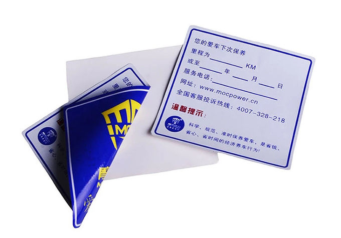 Custom printed no adhesive PVC static cling sticker for window advertising