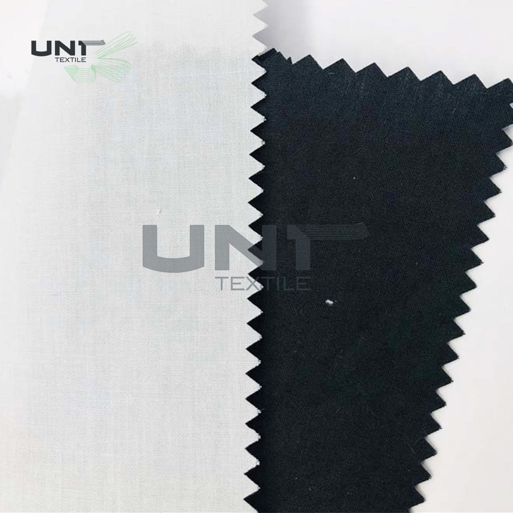 Adhesive Double Dot Polyester Woven Interlining Water Soluble