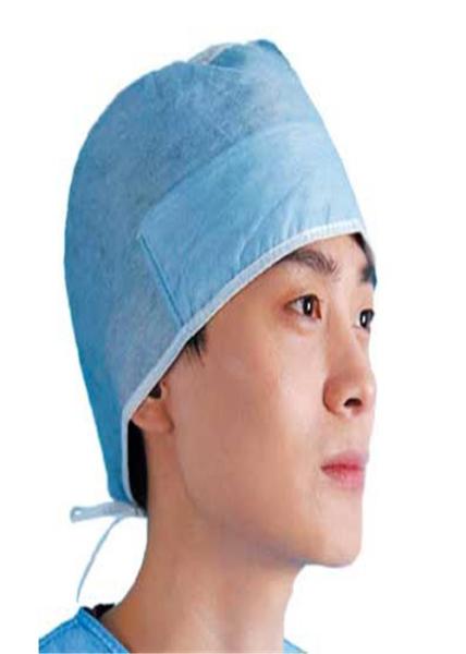 Polypropylene Disposable Head Covers , Sweat Absorption Disposable Surgical Caps