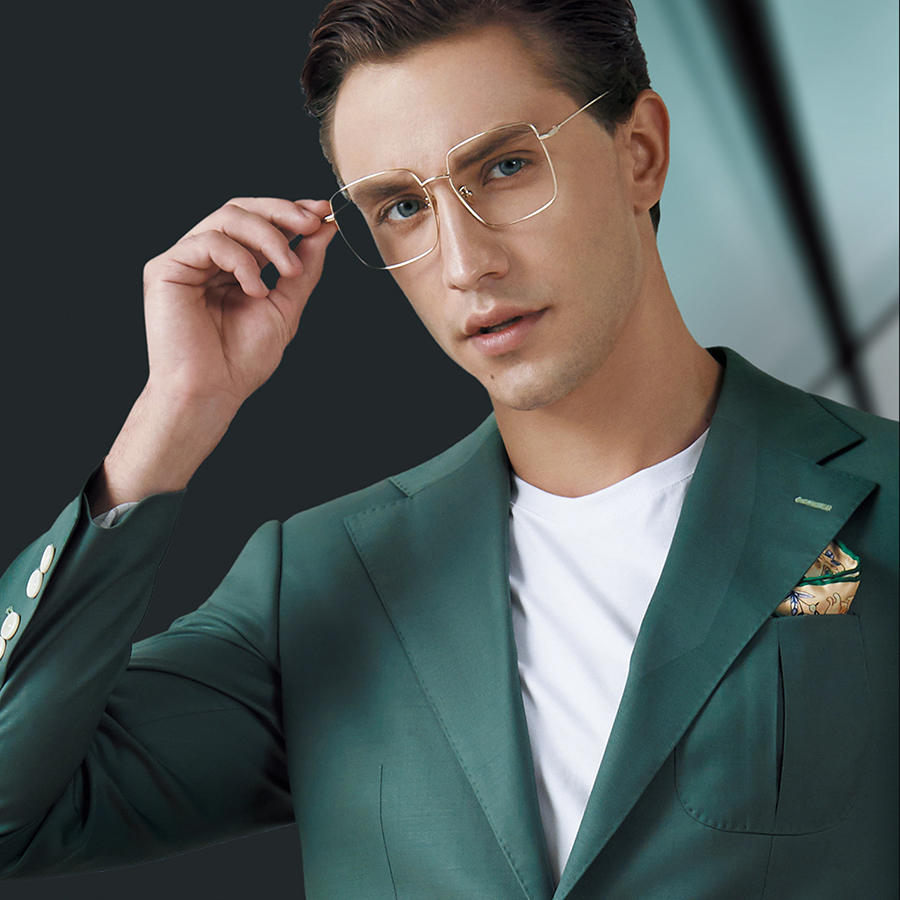 2022 Custom Design Textured Men's Business Suit Blazer Jacket With Navy For Autumn