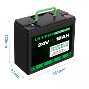 China 24V 10Ah LFP Lifepo4 Battery For Mobility Scooter Golf Cart Buggy Go Kart on sale