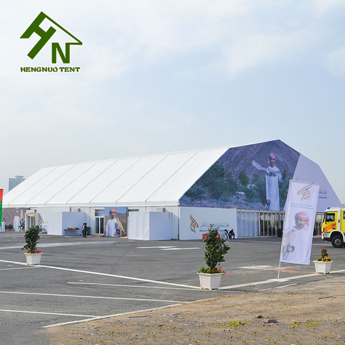 Aluminum Alloy Polygonal Tent Customized Size Outdoor Trade Show Commercial Events