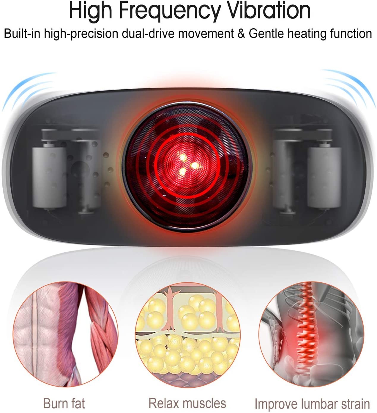 FCC Approved Belly Slimming Belt 50hz electric waist trimmer belt