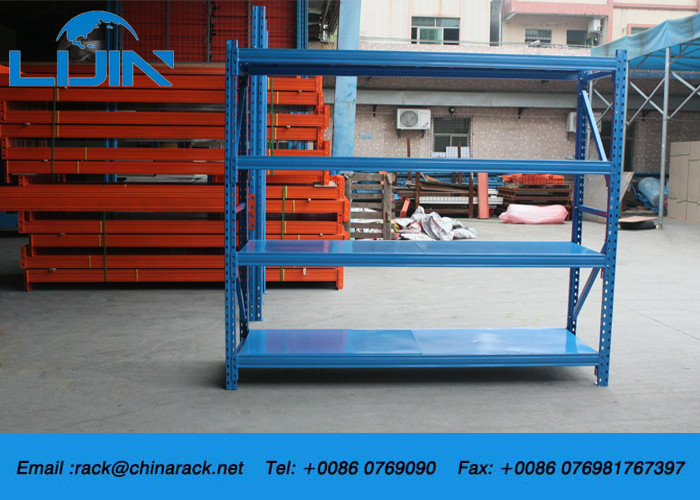 Powder coated Metal Warehouse Storage Racks / garage storage shelves