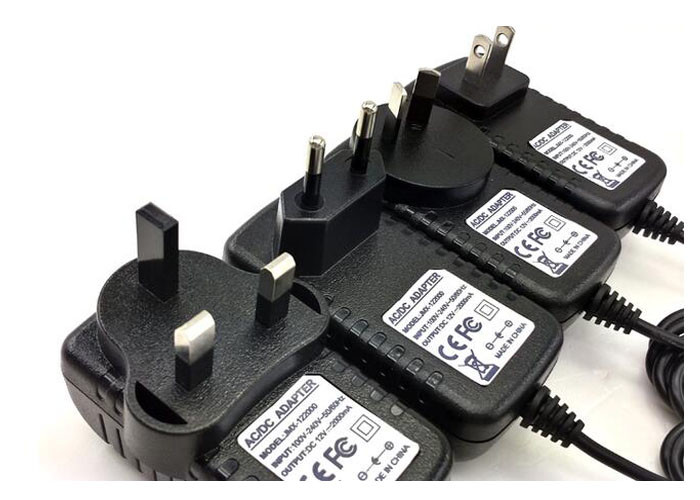 PC ABS Wall Adapter Power Supply 24 Watt With 80% Efficiency , OEM ODM Service