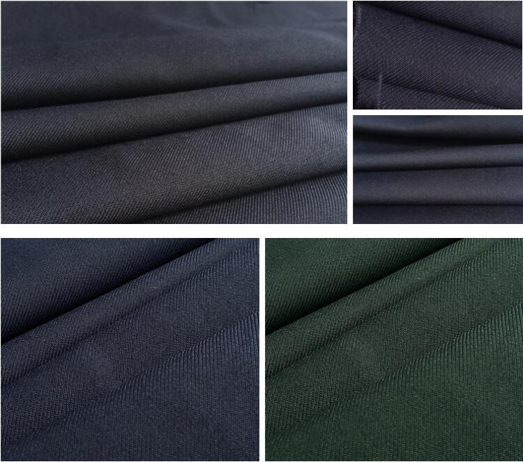 Waterproof 100% Polyester Fabric Solid Color Gabardine for Lining Clothes