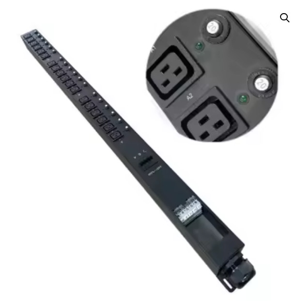 3phase 415v/240v 18port 24port C19 PDU with Individual breaker mining PDU