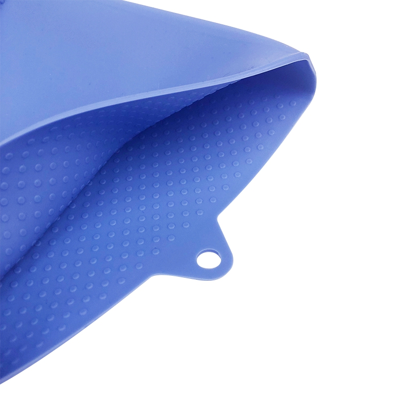 Non-slip Design New Fancy Multifunctional Scrubber Cleaning Glove 100% Food Grade Silicone Rubber Sponge Brush with five fingers