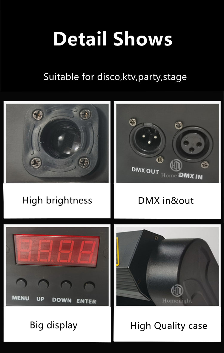 8 Eyes DJ Disco Move Head Laser LED Disco Laser Light Stage Light Effect Lighting for Nightclub