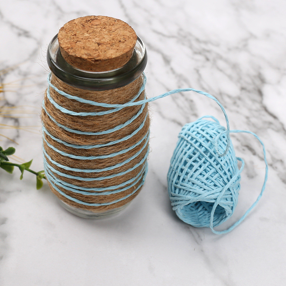 Colored 2mm Paper Rope 10m Eco Friendly DIY Craft Paper Rope